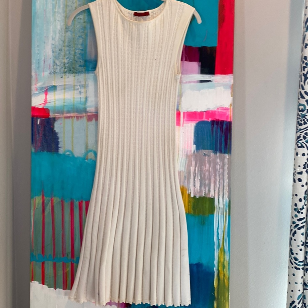 Pleated Carolina Herrera Dress